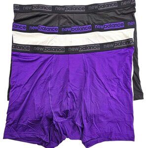 New Balance Men's Athletic Mesh Boxer Brief 3Pack - NB3051-3X (237N, Size 2XL)